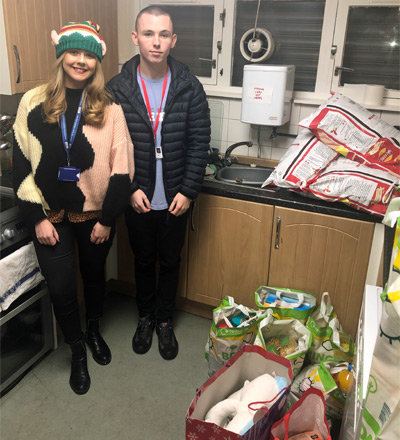 Kelsey and Stephen from (GHA (Glasgow Housing Association)