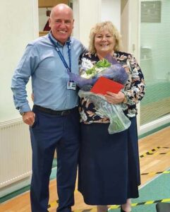 Margaret Hazlett CSS 25 year service