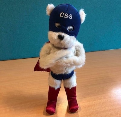 Superdog soft toy CSS