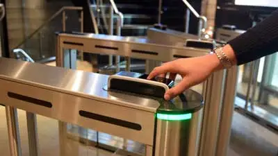 Biometric access control with person tapping keypad