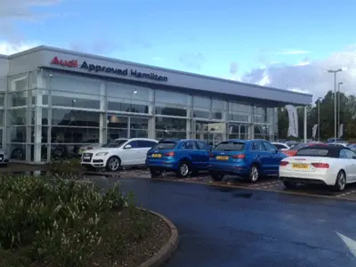 Hamilton-Audi car sales building
