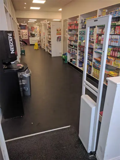 Sensormatic Retail Security System Installation at Glasgow Chemist