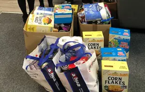 West-Lothian-Food-Bank-Donations in shopping bags