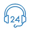 graphic of headset with number 24 between the earphones
