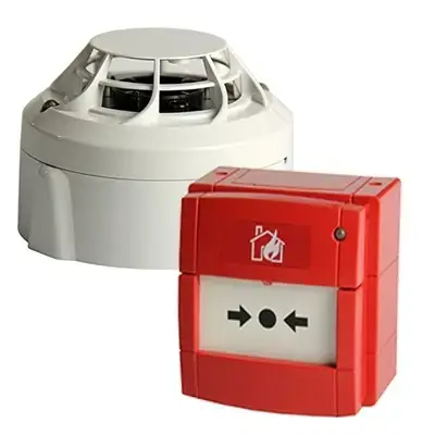 Fire alarm and heat alarm.