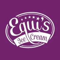 Purple box with Equis ice Cream in white text.