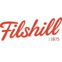 Filshill in red italic writing and est 1875 alongside.