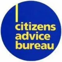 Glasgow Citizens Advice Bureau logo, a blue circle with Citizens Advice Bureau in yellow text.