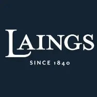 Laings logo, a black box with Laings since 1840 in white text.