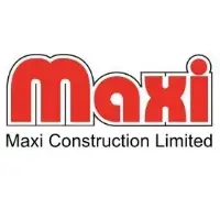 Logo comprised of text that says Maxi Construction Limited.