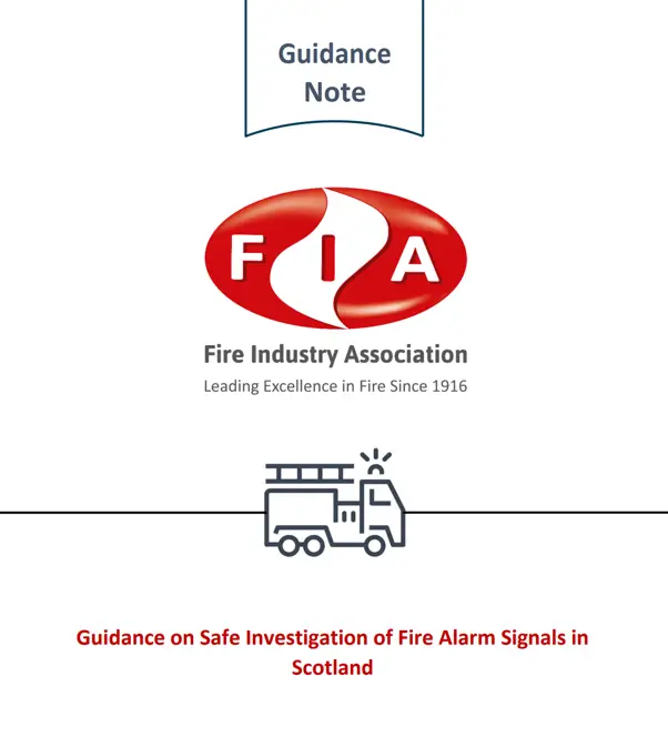 Guidance notes from the Fire Industry Association