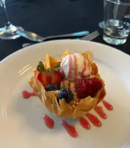 plate of food at the Sportsmans Dinner event