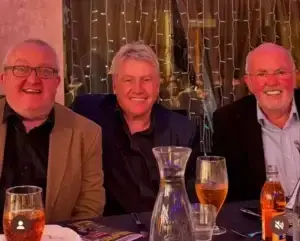 Tam Cowan, Frank McAvennie and Chick Young at the Sportsmans Dinner. CSS attended the annual Sportsman's Dinner at The Eagle Lodge, raising cash for some incredible local charities and organisations.