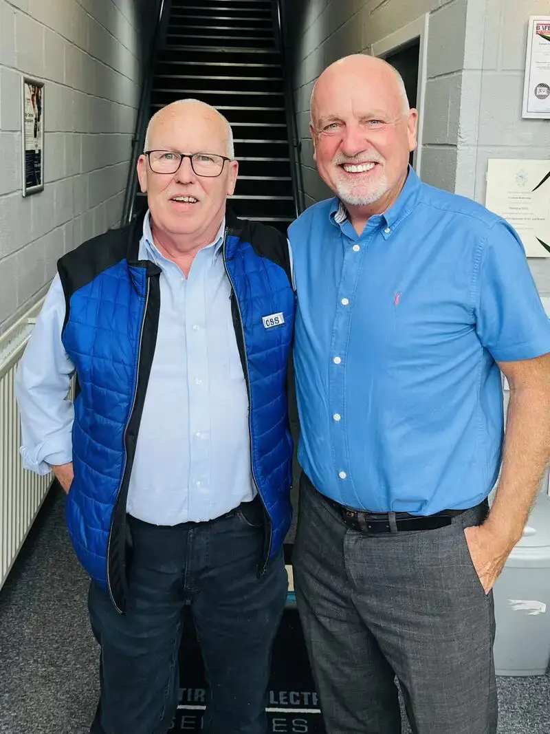 Paul Connelly and Billy Mcllquham
