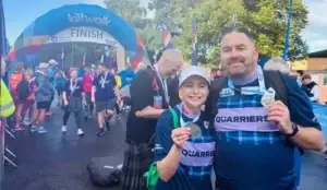 css does the kiltwalk 2024 carly and ian finish line