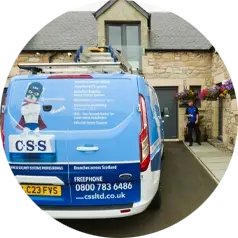 CSS Van at house