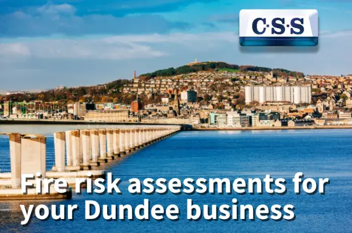 CSS fire risk assessment dundee - view of tay road bridge