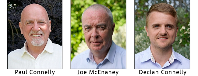 CSS Directors Paul Connelly, Joe McEnaney and Declan Connelly
